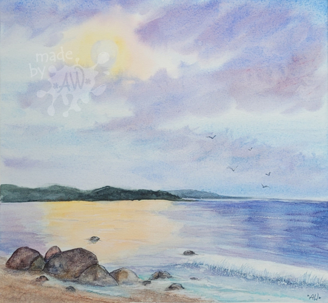 Am Meer (30x30)
