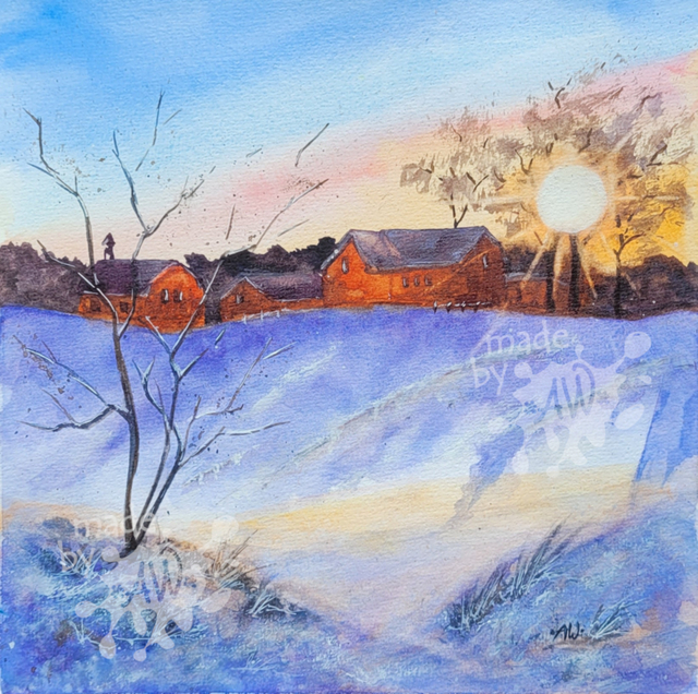 Winterlandschaft (21x21)
