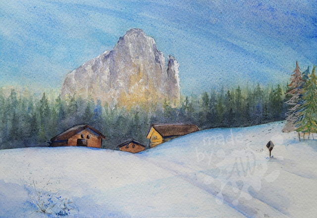 Langkofel bei Wolkenstein